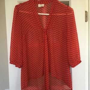 3/4 sleeve blouse
